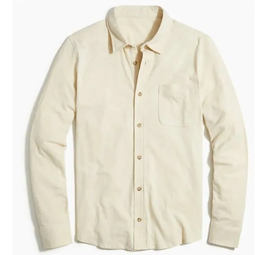J CREW‎  MEN Knit Button-Down Cotton Shirt